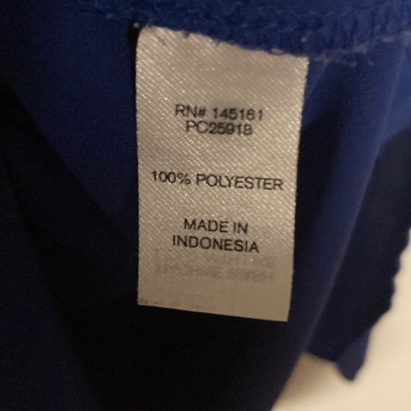 Charming Charlie Royal Blue V Neck Sleeveless Top - Picture 4 of 4